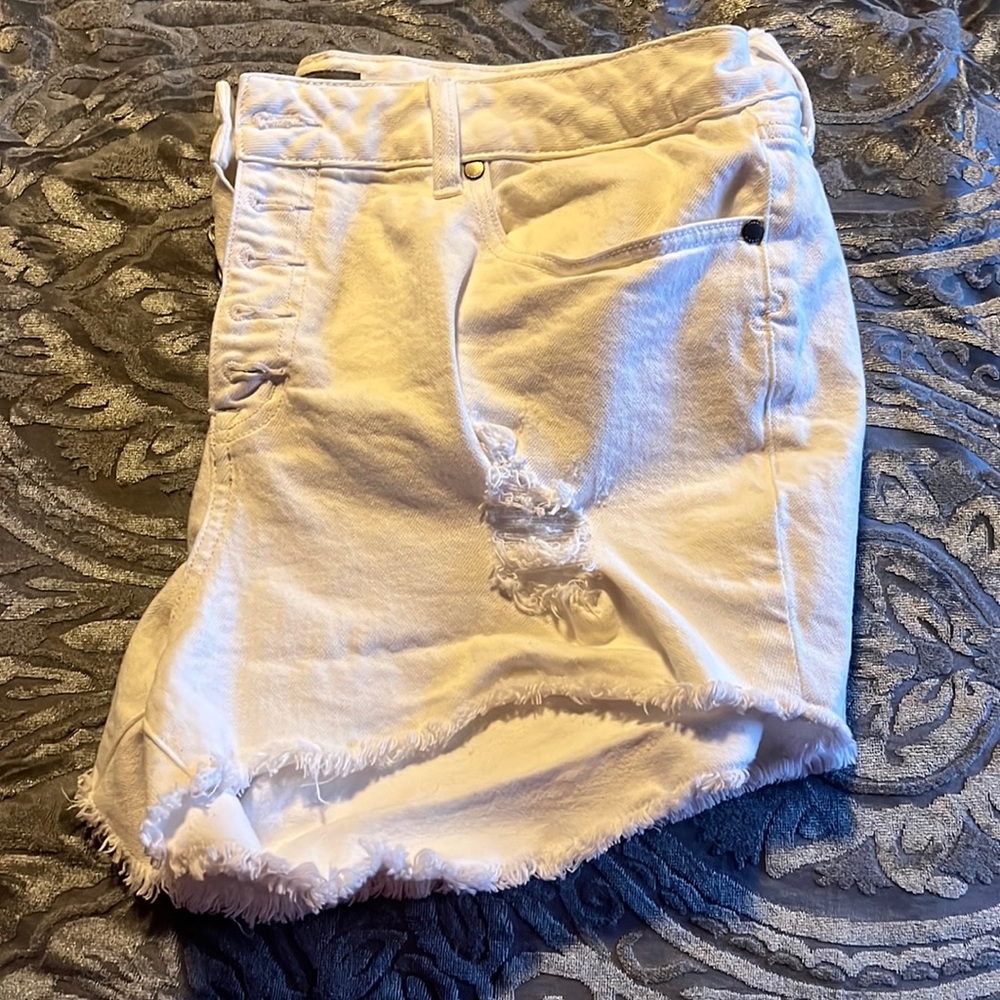 Womens Jean Shirt, size 18, White